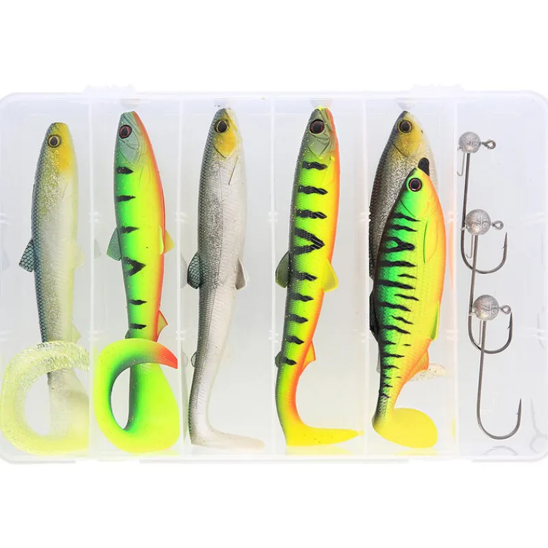 WESTIN Leurres|Packs Et Ensembles-Pack Leurres Souples Pike Box Cast & Jig (x10)