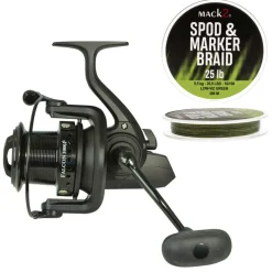 MACK2 Packs|Moulinets-Pack Moulinet Falcon 5000 Spod and Marker + Tresse 0.16mm Spod and Marker