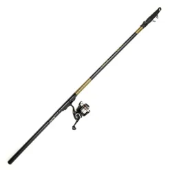 STROW Packs & Ensembles-Pack Pêche au toc Combo First Télereglable 400 + Épuisette Wilder 80 + Panier