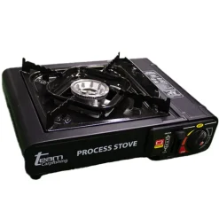 TEAM CARPFISHING Packs-Pack Rechaud + Chauffage + 8 Cartouches de Gaz