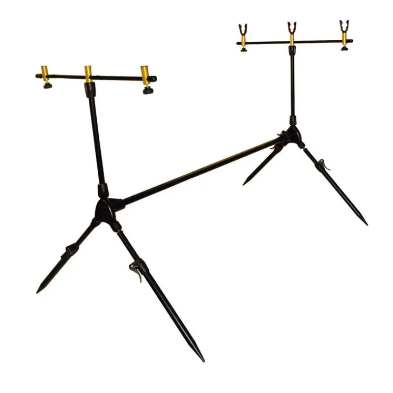 TEAM CARPFISHING Supports Cannes|Packs-Pack Repose canne 3 Détecteurs Process VX + Centrale + 3 Dropper + Rodpod 3 cannes