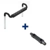 RIVE Packs-Pack Repose Canne Réversible + Barre de Liaison