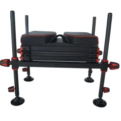 TEAM FRANCE Packs-Pack station de pêche au coup s-lock match light + repose-pieds