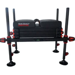 TEAM FRANCE Packs-Pack station de pêche au coup s-lock match light + repose-pieds