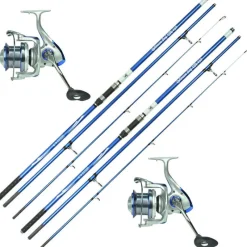 SASORI Surfcasting|Packs Et Ensembles-Pack surfcasting 2 cannes optimum surf + 2 moulinets x3 9000 sw