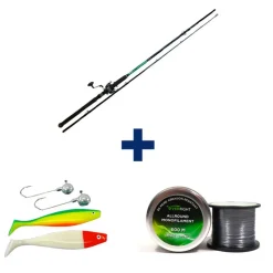 OVERFIGHT Packs Et Ensembles-Pack Tank Heavy Spin + Monofilament + Leurre