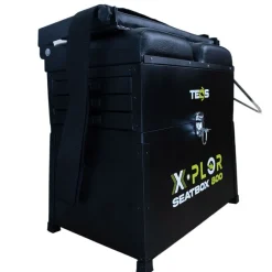 TEOS Paniers / Stations-Panier de pêche au coup alu large 3 tiroirs avec dossier