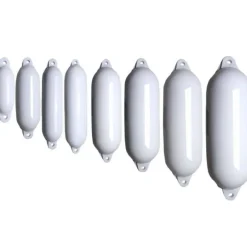 MAJONI Équipements-Pare-battage Eco Fender 5 - 2 yeux - ø22x72cm - blanc