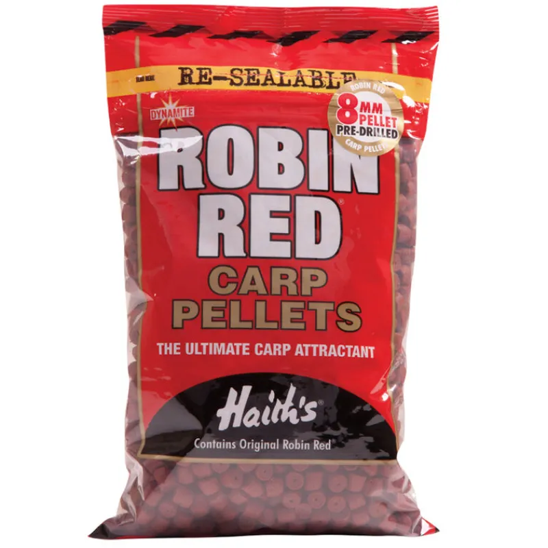 DYNAMITE BAITS Appâts Et Fabrication-Pellets d'amorçages carpe robin red carp pellets 900g