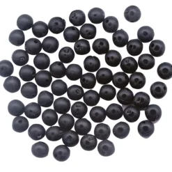 FLASHMER Surfcasting|Montages / Hameçons-Perles molles noires pour montage coulissant daurade