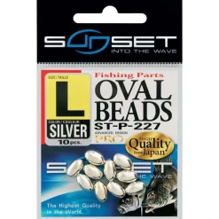 SUNSET Montages / Hameçons-Perles Ovales Dures