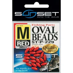 SUNSET Montages / Hameçons-Perles Ovales Dures