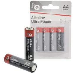 GENERIQUE Énergie Et Éclairage|Détection-Piles carpe alkaline aa sous blister (x4)