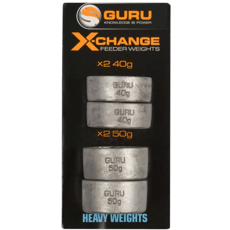 GURU Cages Feeder-Plombs pour cages feeder coup x-change distance feeder weights heavy (x4)