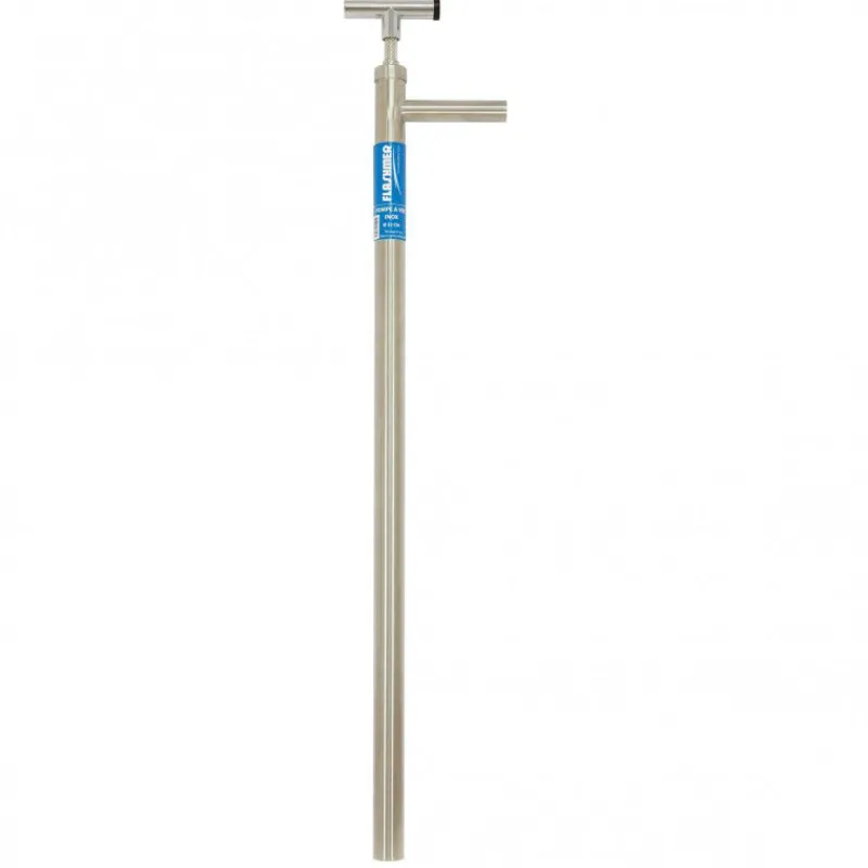 FLASHMER Appâts-Pompe à ver inox 80 x 3.2cm