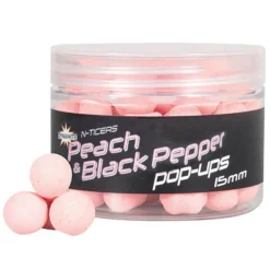 DYNAMITE BAITS Appâts Et Fabrication-Pop up N-Ticers Peach & Black Pepper 15mm