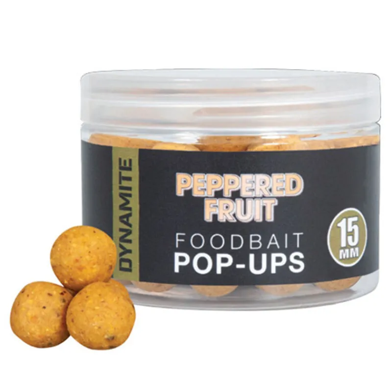 DYNAMITE BAITS Appâts Et Fabrication-Pop up Peppered Fruit 15mm