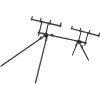 PROLOGIC Supports Cannes-Rod Pod C-Series Convertible Long Legs 4 Rod Pod