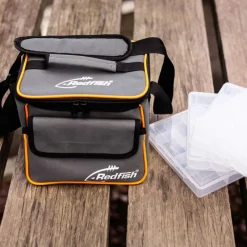 REDFISH Découverte Pêche En Mer|Bagagerie / Rangement-Sac carry all + 4 boîtes à leurre