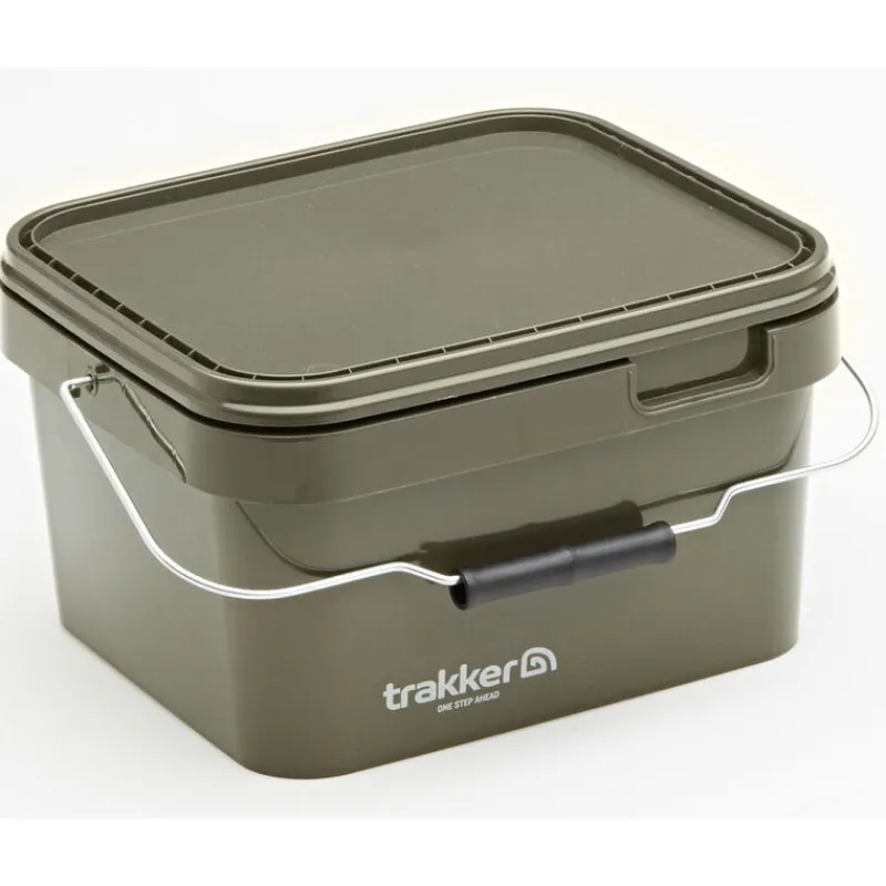 TRAKKER Amorçage/Propulsion|Bagagerie/Rangement-Seau Olive Square Container 5l