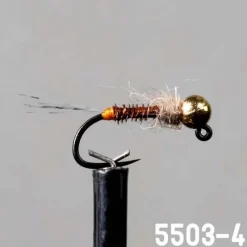 GARBOLINO Leurres À Truite-Set Nymphe x4 - petites rivières / eaux teintées