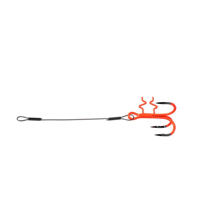 BKK Hameçons Et Montages-Stinger Assist Spear SS UVO Ready Stinger 7x7 Wire Taille #4 (x2)