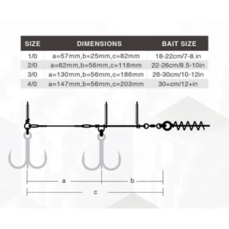 BKK Hameçons Et Montages-Stinger BB Trigger-21 Stinger Rig