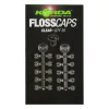 KORDA Acc.Montages/Hameçons-Stop appât carpe floss caps clear (x20)