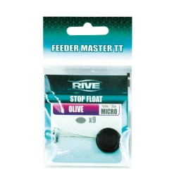 RIVE Acc. De Montage Feeder-Stop Float Olive - Micro (x9)