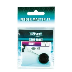 RIVE Acc. De Montage Feeder-Stop Float Olive - S (x9)