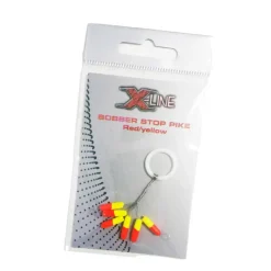 X-LINE Lignes Et Accessoires De Montage|Découverte Pêche Du Carnassier-Stop float bobber stop pike rouge/jaune