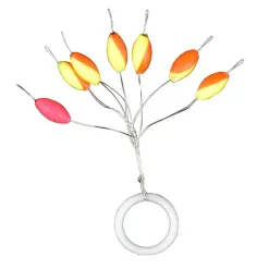 GARBOLINO Lignes Et Accessoires De Montage-Streamline Reperes de ligne Drop (6JAU/ORAN +1ROSE)