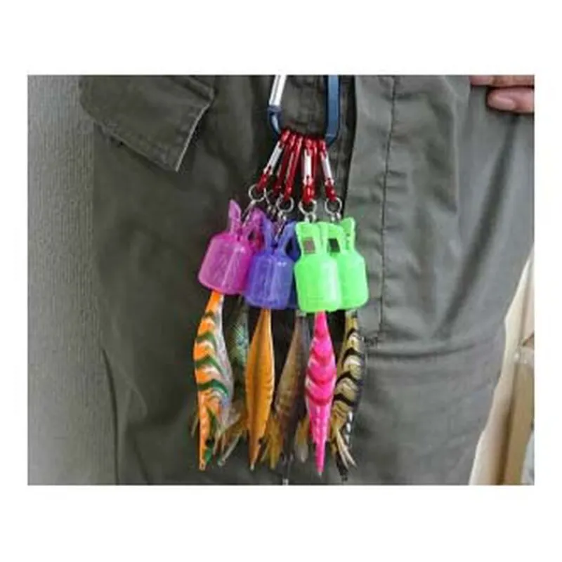 SUNSET Pêche Eging|Leurres-Sunsquid hook protector X6 + carabiner