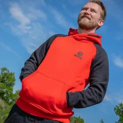 GURU Vêtements|Vêtements-Sweat HOODIE RED/BLACK