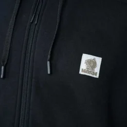 NASH Vêtements-Sweat Make it Badge Zipped Hoody Balck