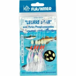 FLASHMER Bas De Lignes / Lignes Montées|Leurres-Train de plumes mer leurre a bar couleur
