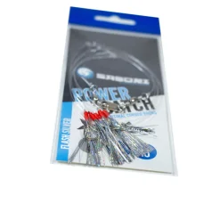 SASORI Leurres-Trains de plume Power Catch Flash Silver