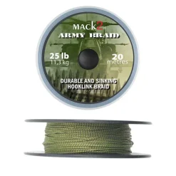 MACK2 Acc.Montages/Hameçons-Tresse à bas de ligne carpe army braid durable and sinking hooklink braid