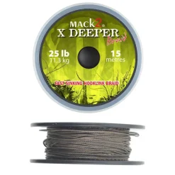 MACK2 Acc.Montages/Hameçons-Tresse à bas de ligne carpe x deeper braid fast sinking hooklink braid 15m
