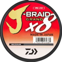 DAIWA Pêche Du Thon|Tresses, Nylons, Fluorocarbones-Tresse jbraid grand multicolor (8 brins) bobine de 500m