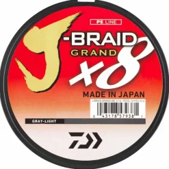 DAIWA Pêche Du Thon|Pêche Aux Leurres-Tresse jbraid grand gris (8 brins) bobine de 270m