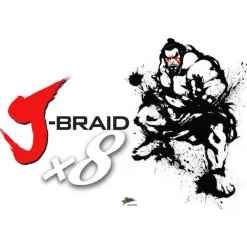 DAIWA Pêche Du Thon|Tresses, Nylons, Fluorocarbones-Tresse J-Braid x8 Multi-Color 300m