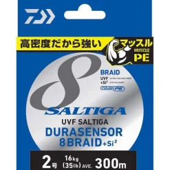 DAIWA Pêche Du Thon|Tresses, Nylons, Fluorocarbones-Tresse Saltiga 8B 300m
