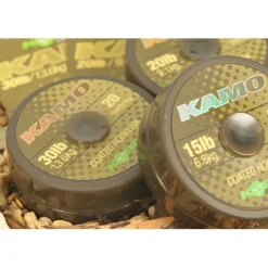 KORDA Acc.Montages/Hameçons-Tresse gainée carpe kamo coated hooklink (20m)