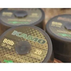 KORDA Acc.Montages/Hameçons-Tresse gainée carpe kamo coated hooklink (20m)