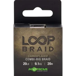 KORDA Acc.Montages/Hameçons-Tresse Loops Braid 20lbs 20m