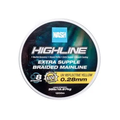 NASH Filaments-Tresse Highline Extra Supple Braid UV Yellow 600m