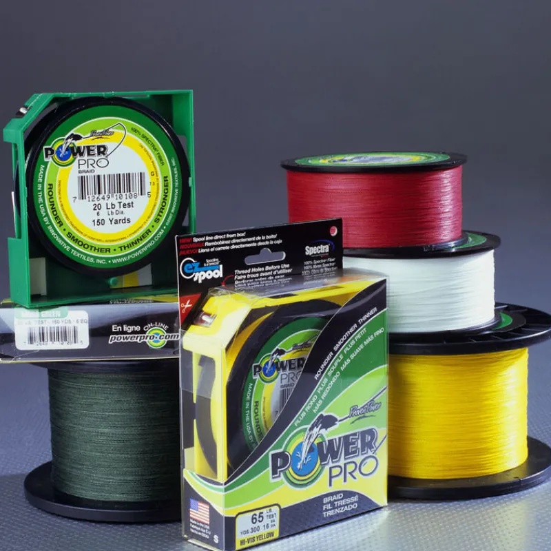 POWER PRO Tresses, Nylons, Fluorocarbones|Tresses, Nylons, Fluorocarbones-Tresse rouge 135m