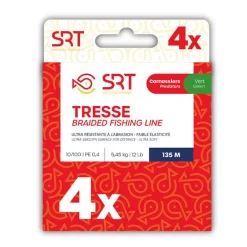 SERT Tresses, Nylons, Fluorocarbones|Tresses, Nylons, Fluorocarbones-Tresse x4 Moss Green 270m
