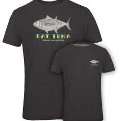 GRUNDENS Vêtements-T-shirt Eat Tuna Heather Charcoal